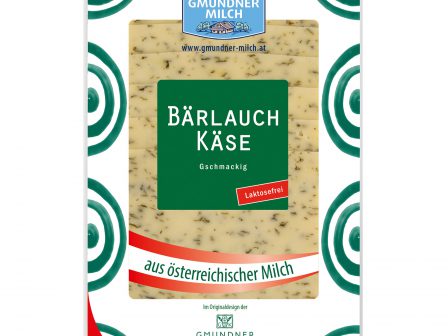 Bärlauchkäse in Scheiben