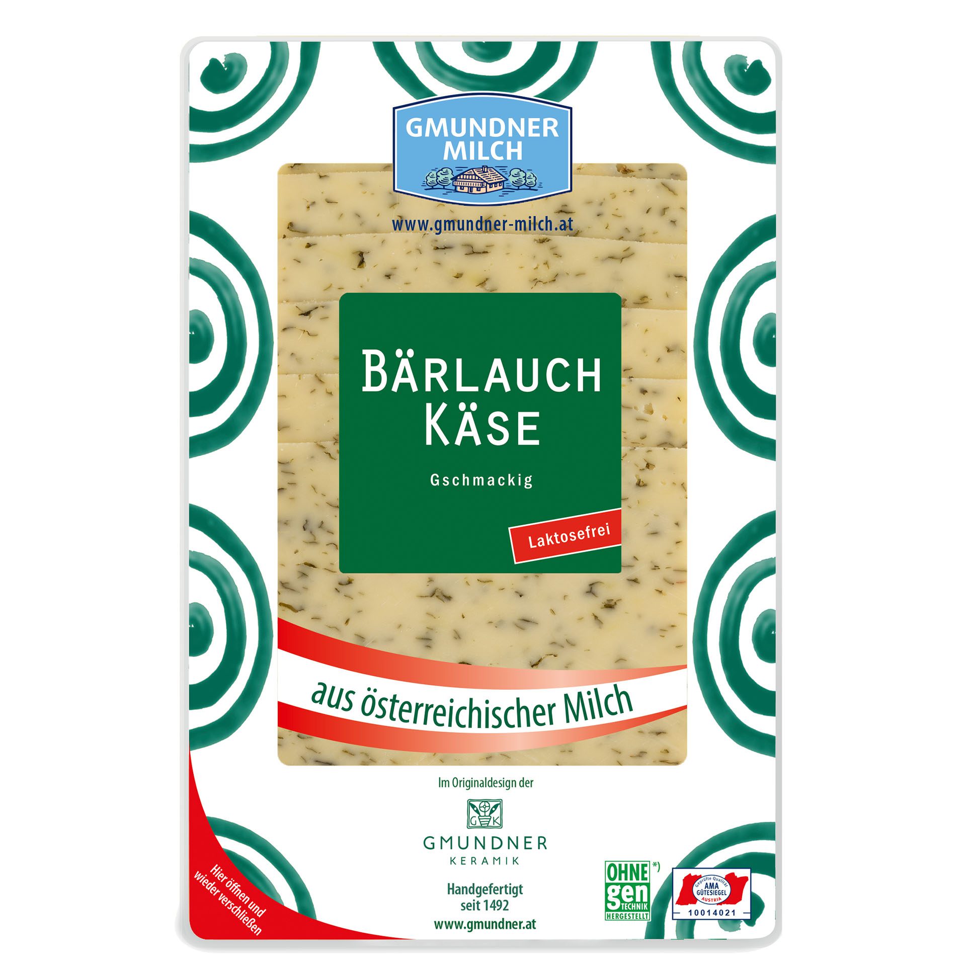 Bärlauchkäse in Scheiben