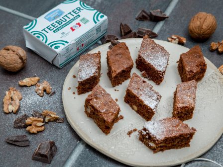 Rezeptbild der Gmundner Milch mit Brownie Keksen