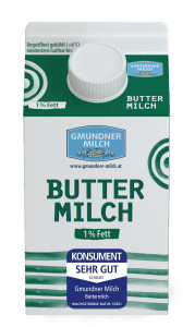 Produktbild Gmundner Milch Buttermilch Packung