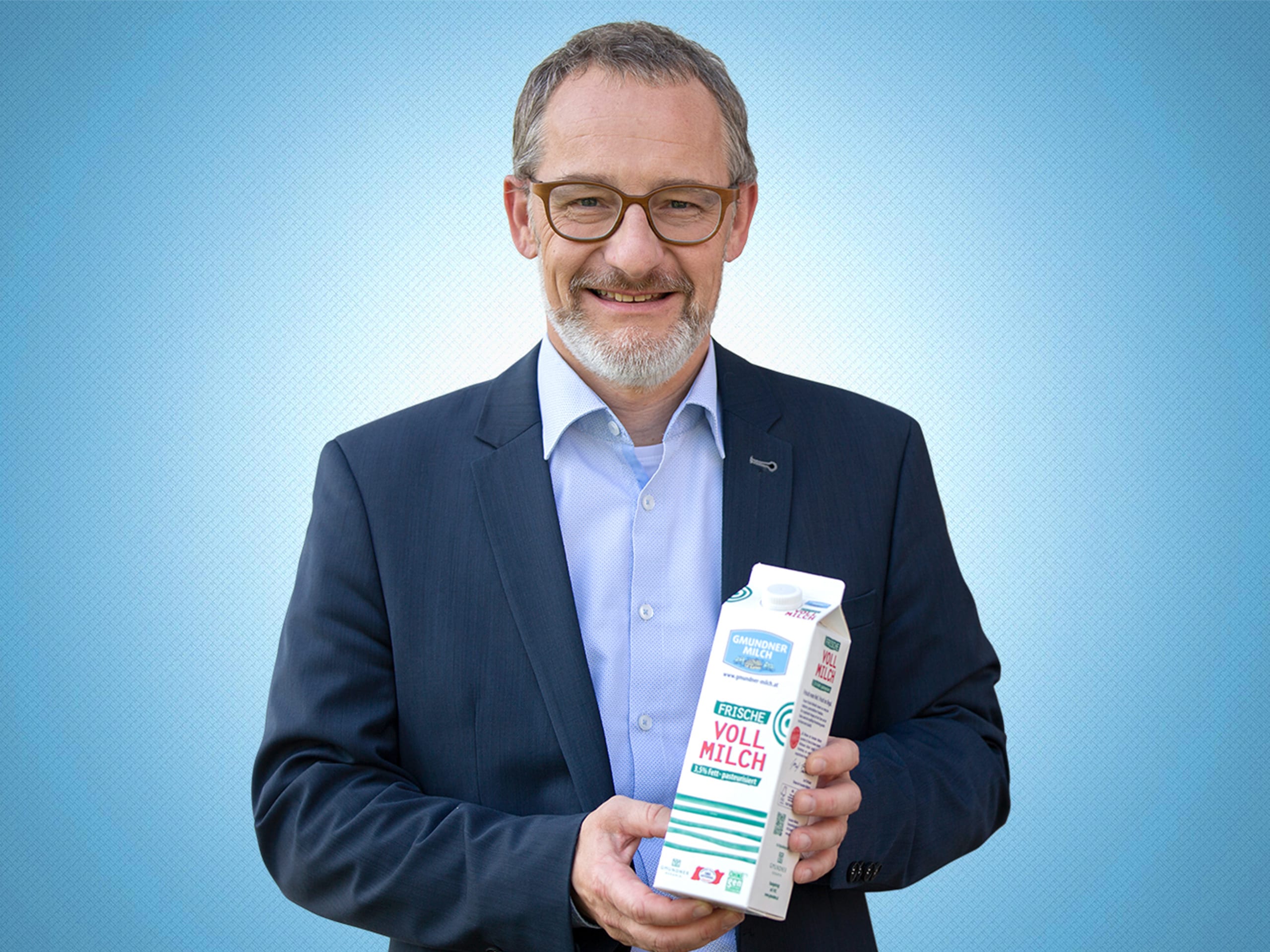 Portrait von Michael Waidacher, Geschäftsführer der Gmundner Molkerei