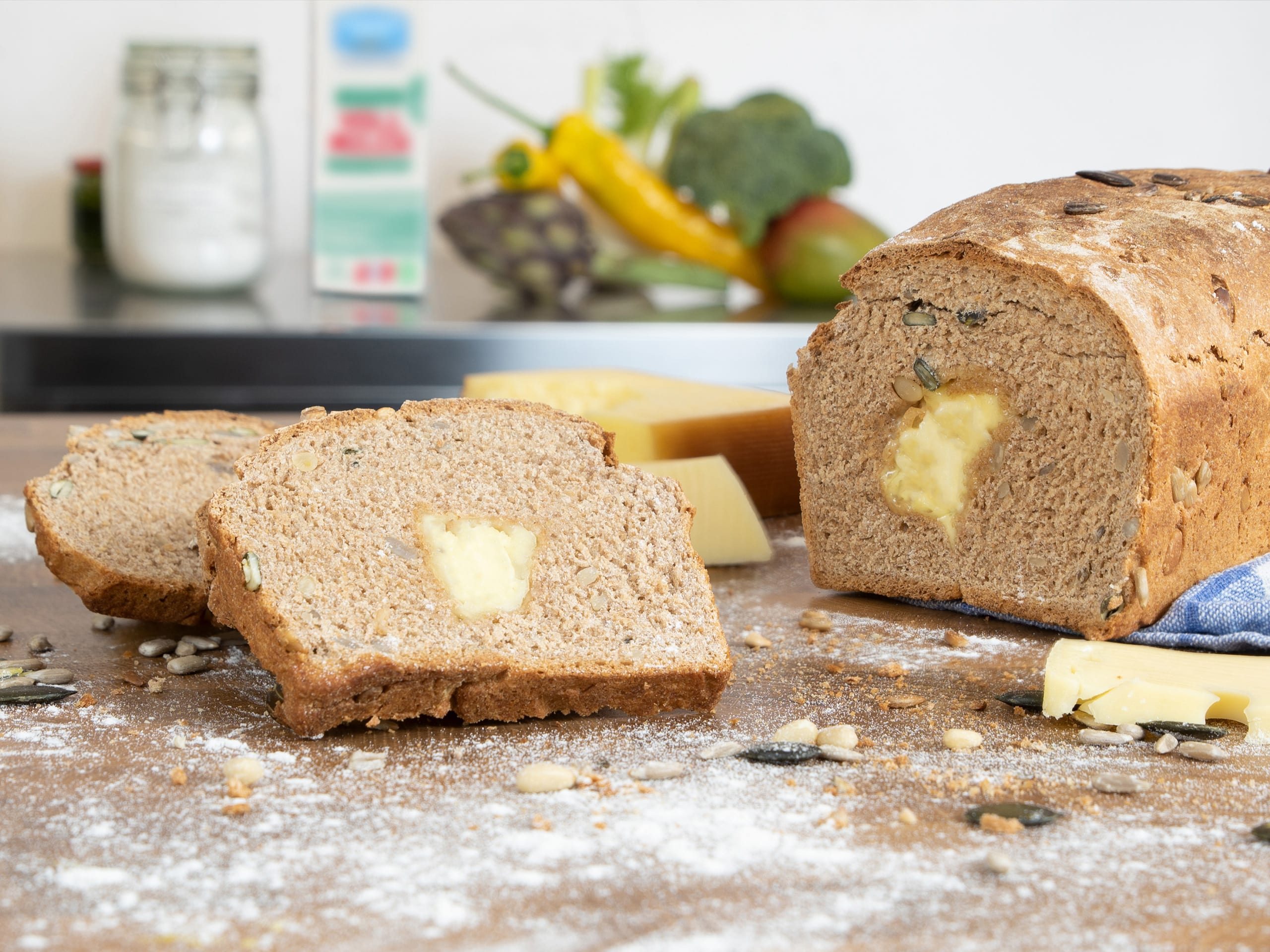 Kastenbrot mit Bergkäse - Gmundner Berg Premium