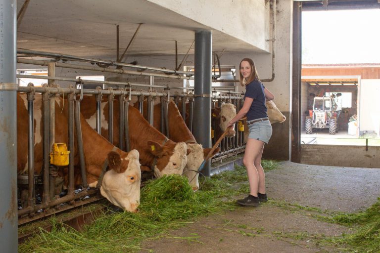 Magdalena bei der Arbeit